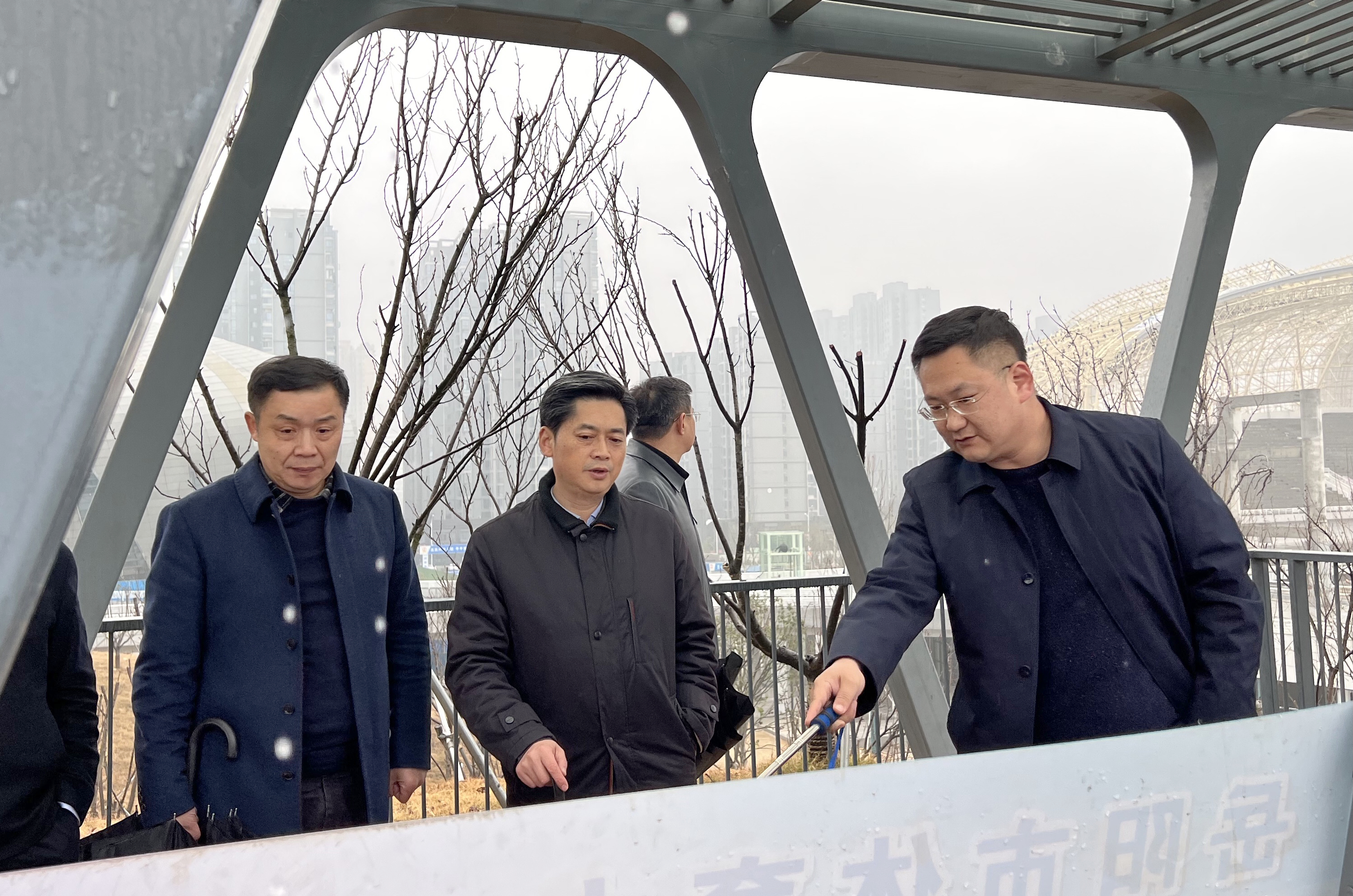 1月24日下午，趙岳平率隊調研省運會(huì )場(chǎng)館建設工作.jpg